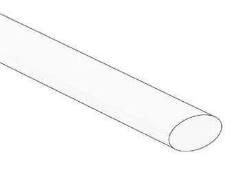 Shrinkable Tube 9.5mm - White - 25 Pcs