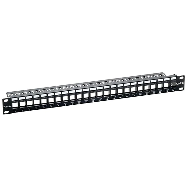 Patchpainel Equip-Triton Cat. 6  24 Portas 1he, Pr.