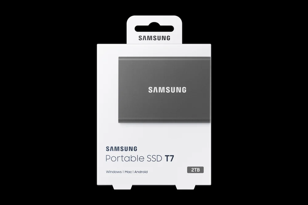 Samsung T7 SSD 2tb Usb 3.2 Gris Carb&oacute;n