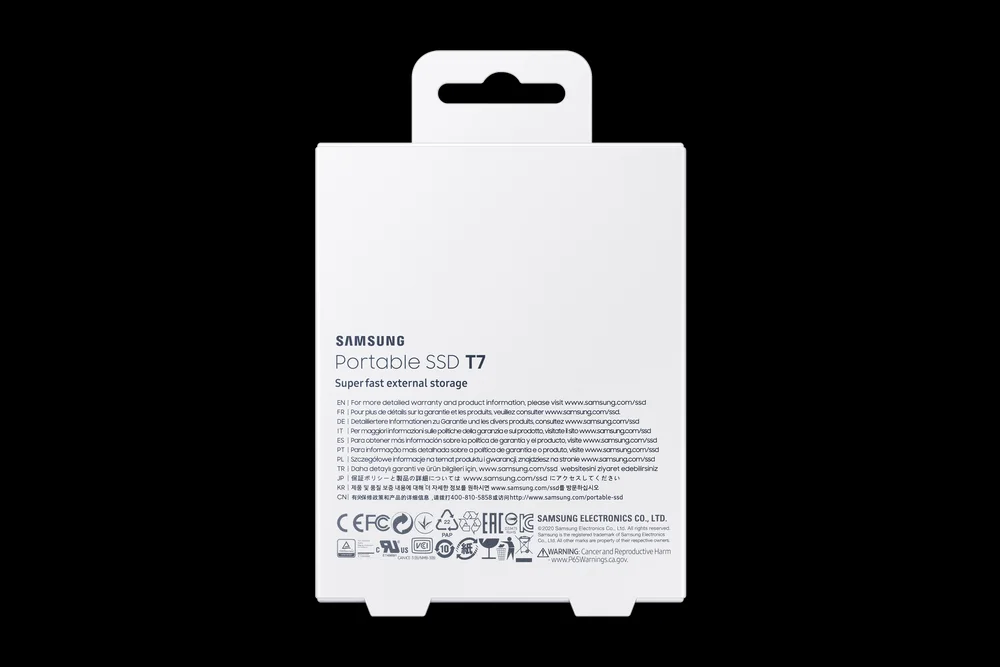 Samsung T7 SSD 2tb Usb 3.2 Gris Carb&oacute;n