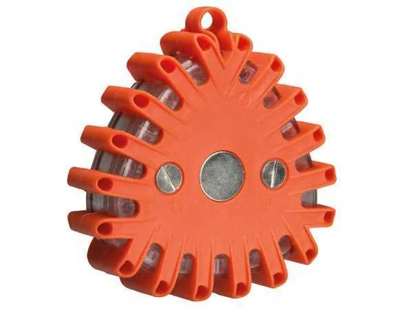 Luz de Seguran&ccedil;a Intermitente com Leds e Base Mag.