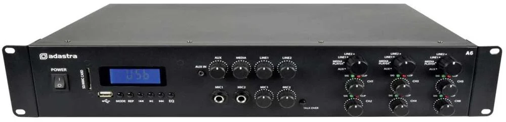 A6 Tri Stereo Amplfier 6x200w