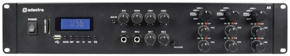 A6 Tri Stereo Amplfier 6x200w
