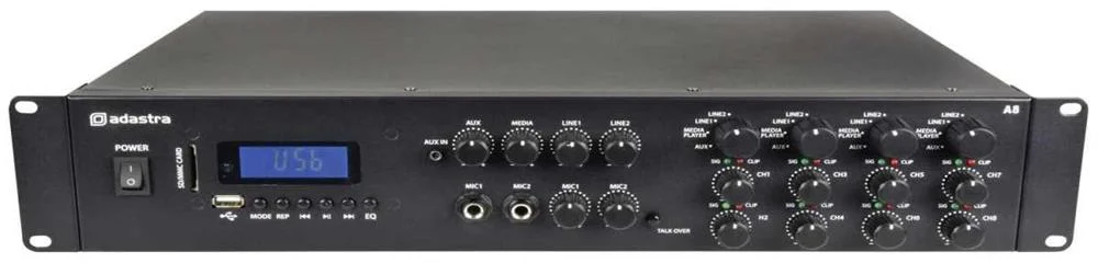 Amplificador de Zona M&uacute;ltiple Est&eacute;reo 8x200w