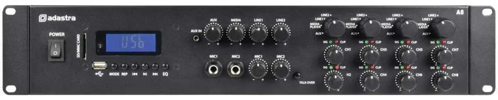 Amplificador de Zona M&uacute;ltiple Est&eacute;reo 8x200w
