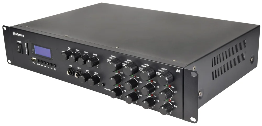 Amplificador de Zona M&uacute;ltiple Est&eacute;reo 8x200w