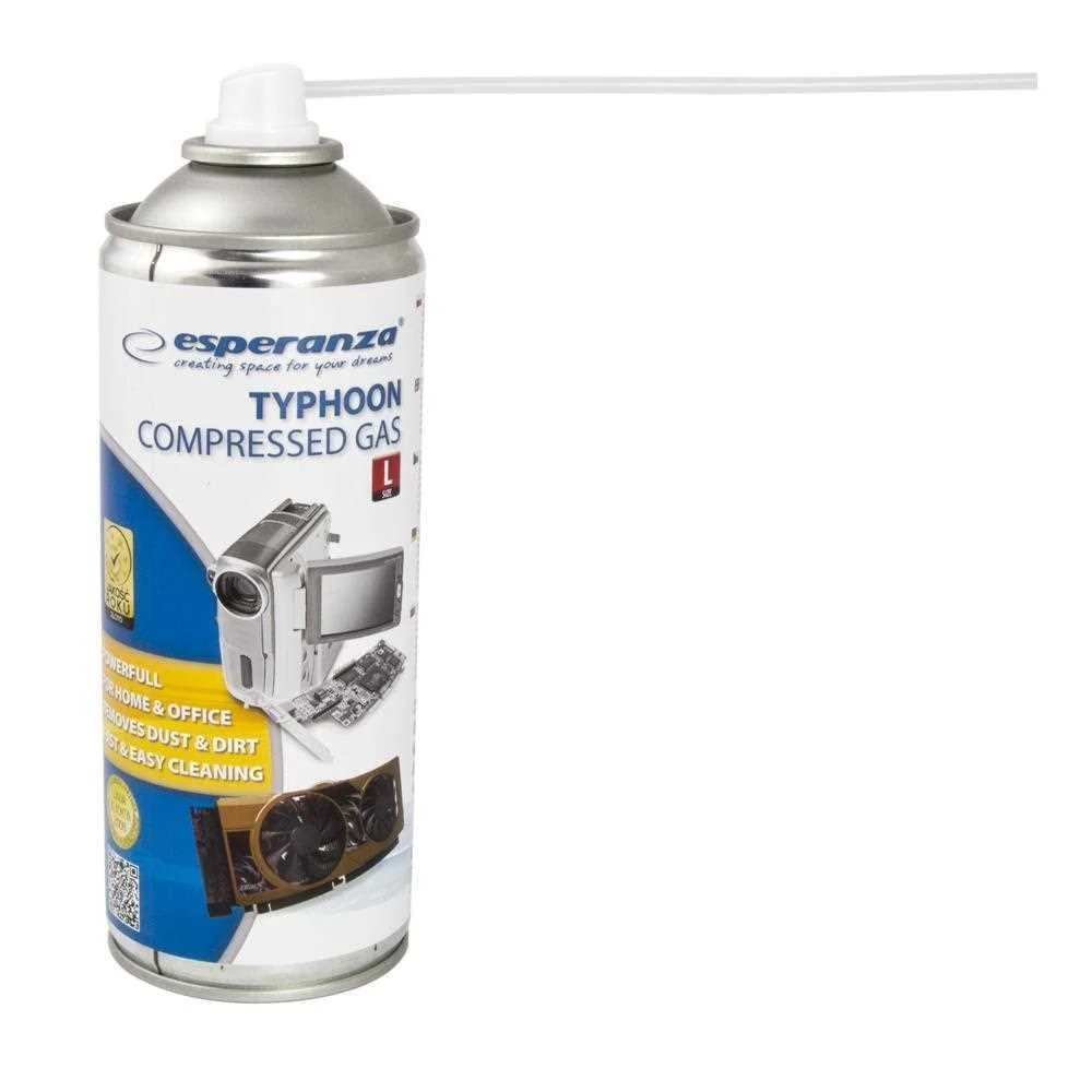 Spray Limpeza Ar Comprimido ESPERANZA 400ml - - Venda de Eletrodomésticos em Vila