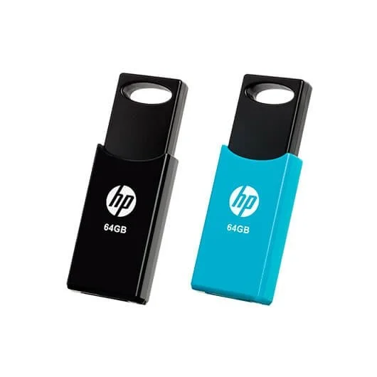 Mem&oacute;ria Usb Hp 212 Usb 2.0 Azul/Preto (2 Uds) 64 Gb 