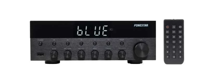 Amplificador Est&eacute;reo Bluetooth / Usb / Fm / Mp3 A.