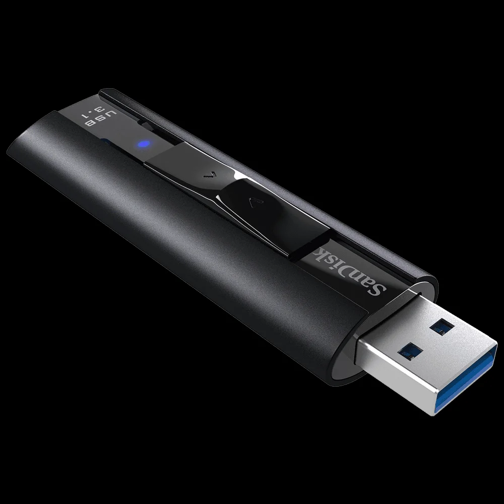 Pen Drive Usb Extreme Pro 128gb Usb 3.1 Preto - Sandisk
