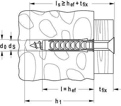 TACO FISCHER SX 5X25 100UNI  N5