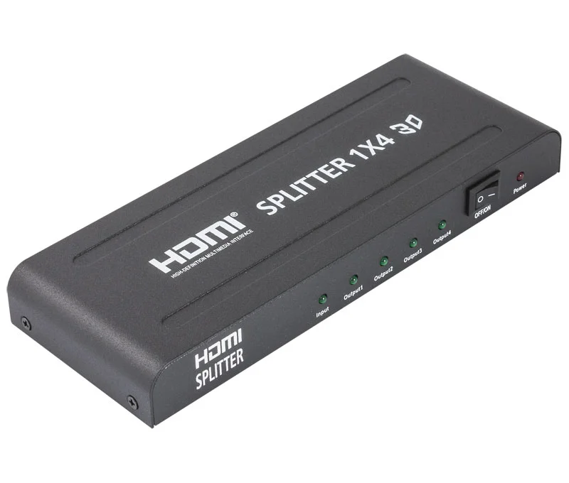 Repartidor Sinal Hdmi 1 Entrada / 4 Sa&iacute;das