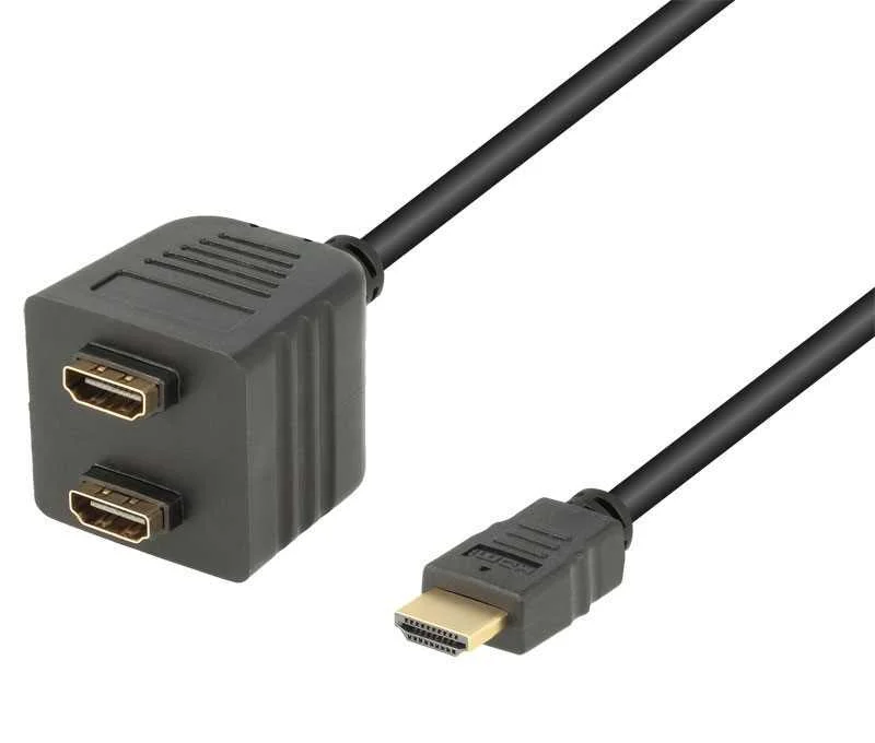 Adaptador Hdmi Macho a 2 Hdmi Hembra