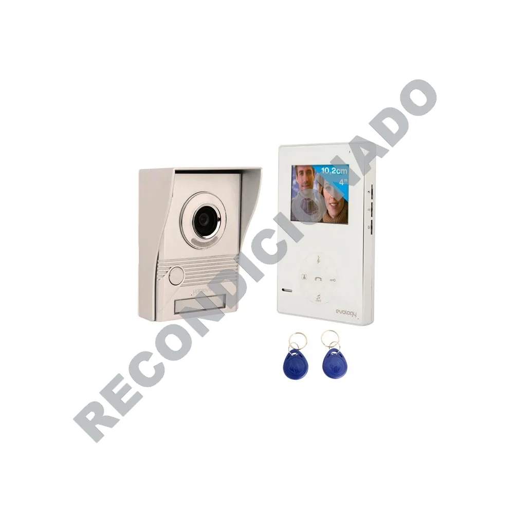 Video-porteiro 4" Pro Branco Com Nfc Recondi