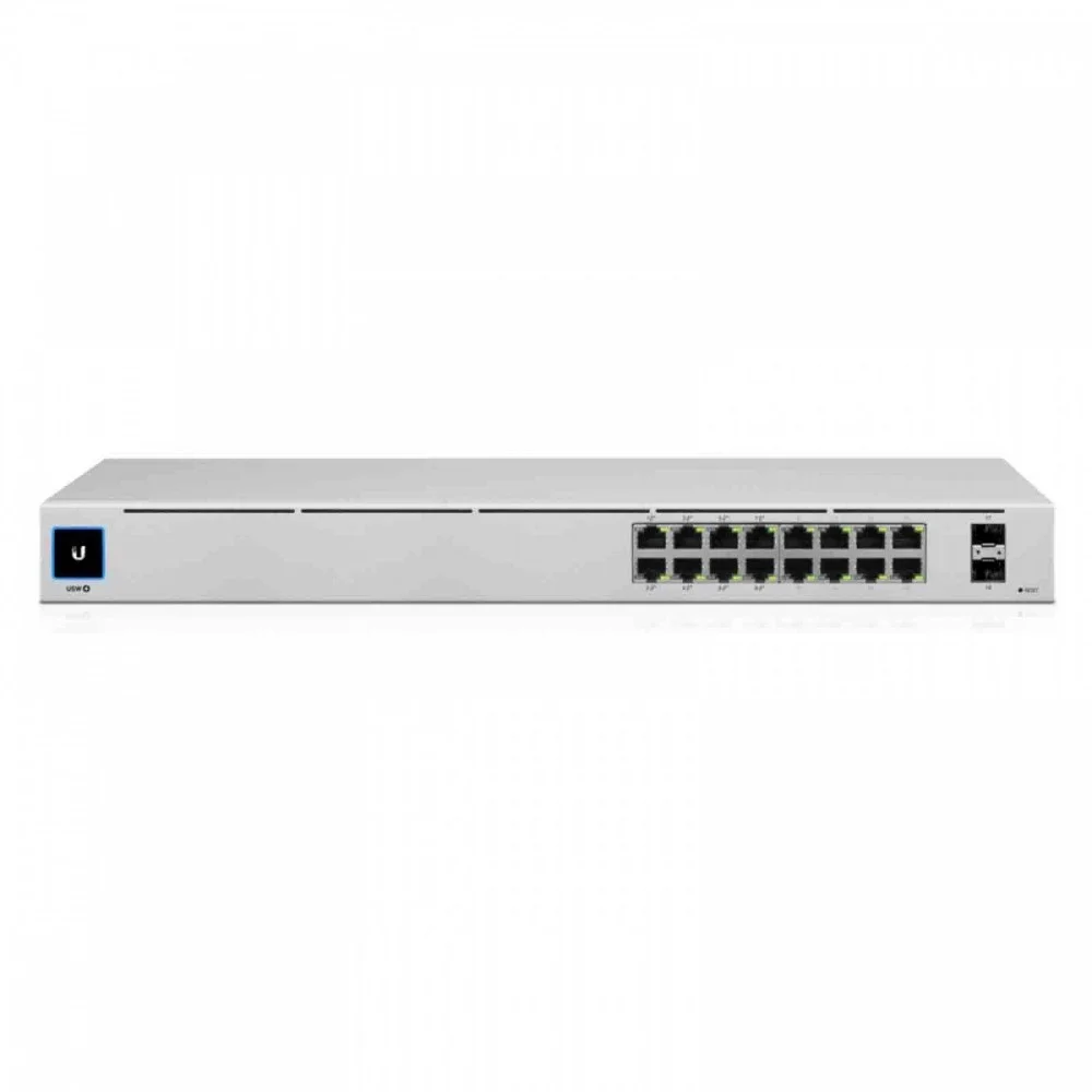 Ubiquiti Unifi 16-Port Poe Managed L2/L3 Gigabit Ethernet (10/100/1000) Power Over Ethernet (Poe) 1u