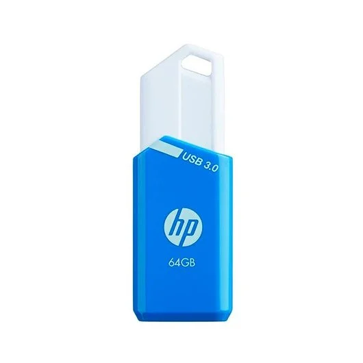 Mem&oacute;ria Usb Hp Hpfd755w-64 64 Gb Azul