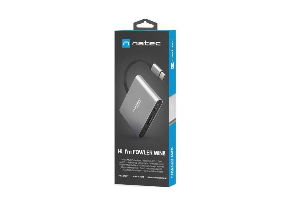 Natec Multi Port Fowler Mini (Usb-C Pd  Hdmi 4k)