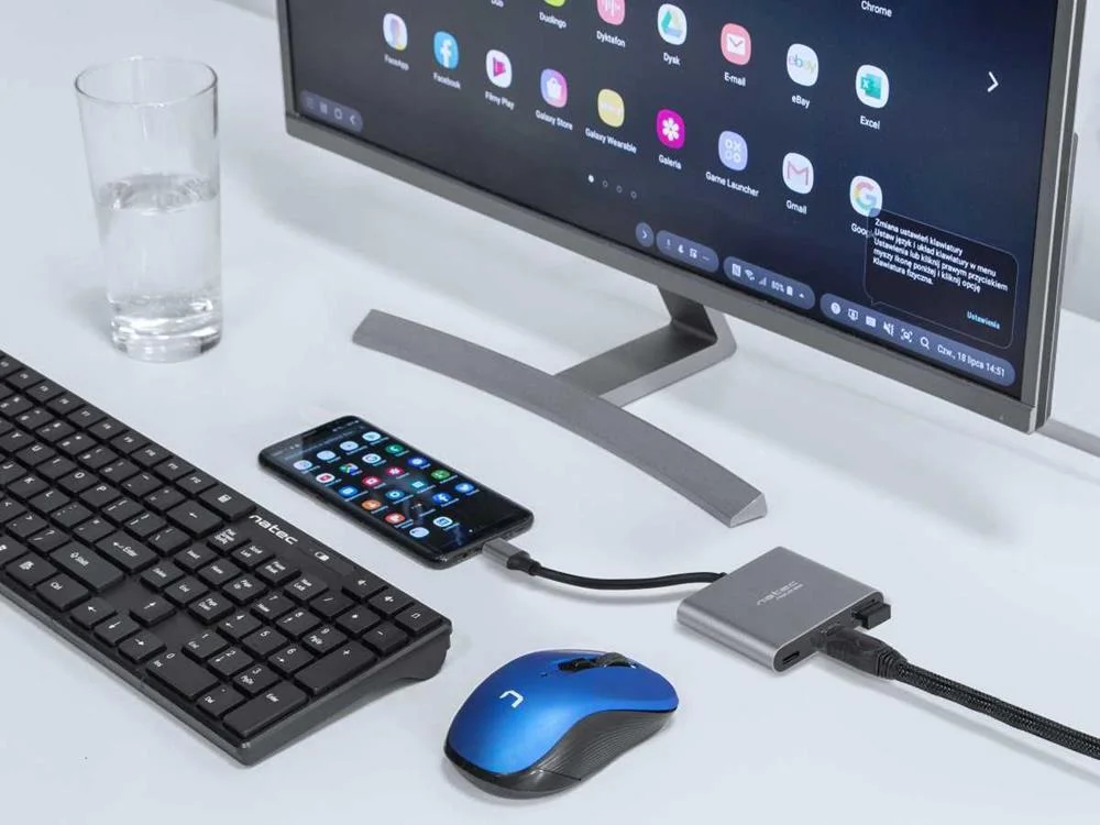 Natec Multi Port Fowler Mini (Usb-C Pd  Hdmi 4k)
