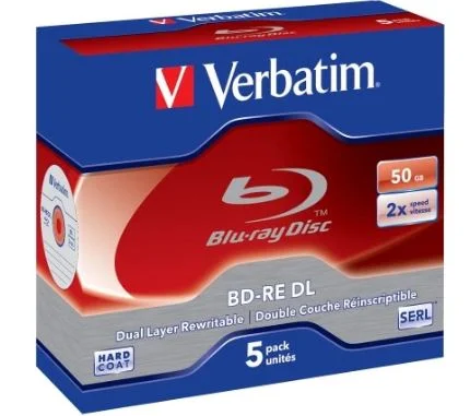 Bluray Verbatim 50gb  5pcs Jewelc. 2x White Blue