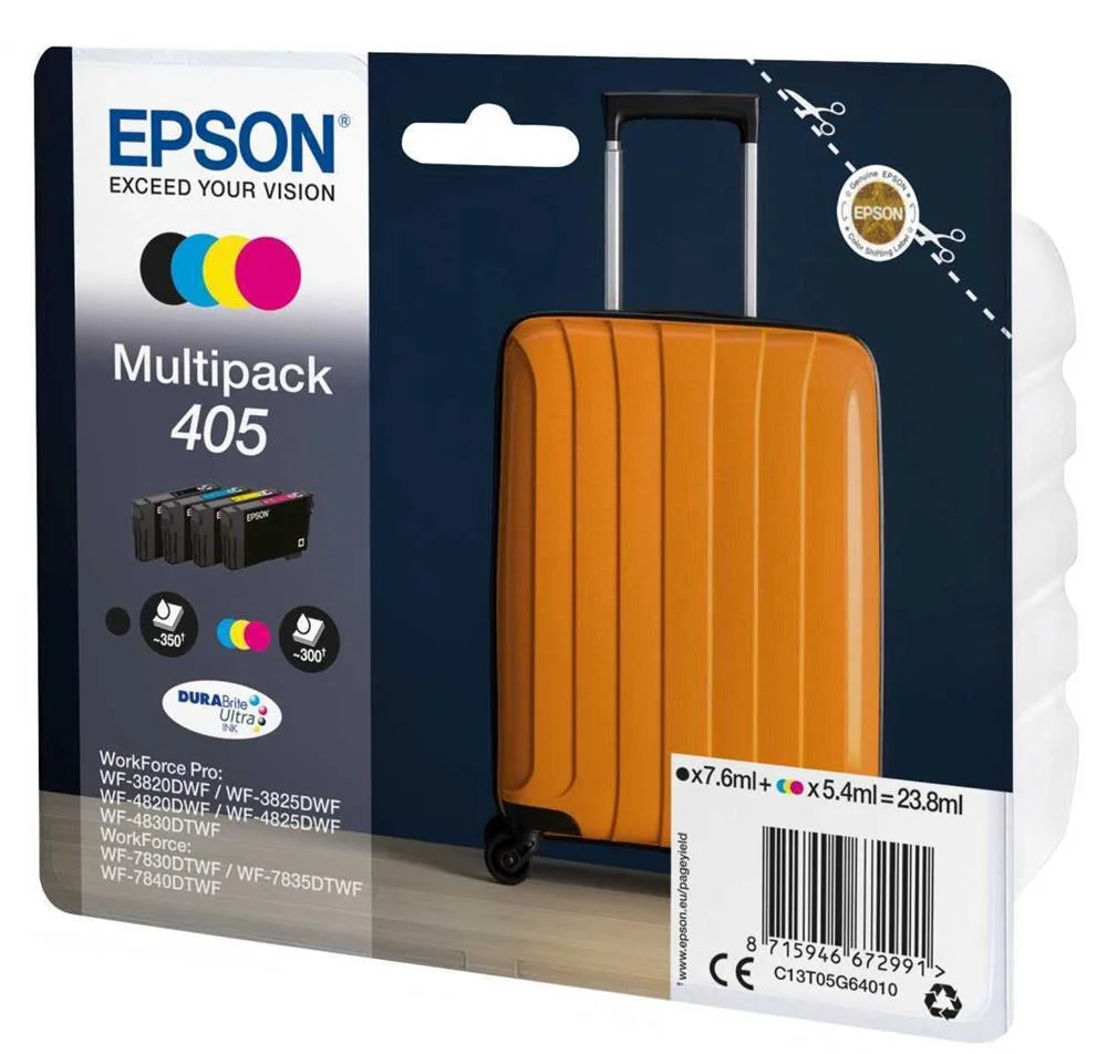 Epson Tinteiro 405 Pack 4 Cores Wf-38xx/48xx