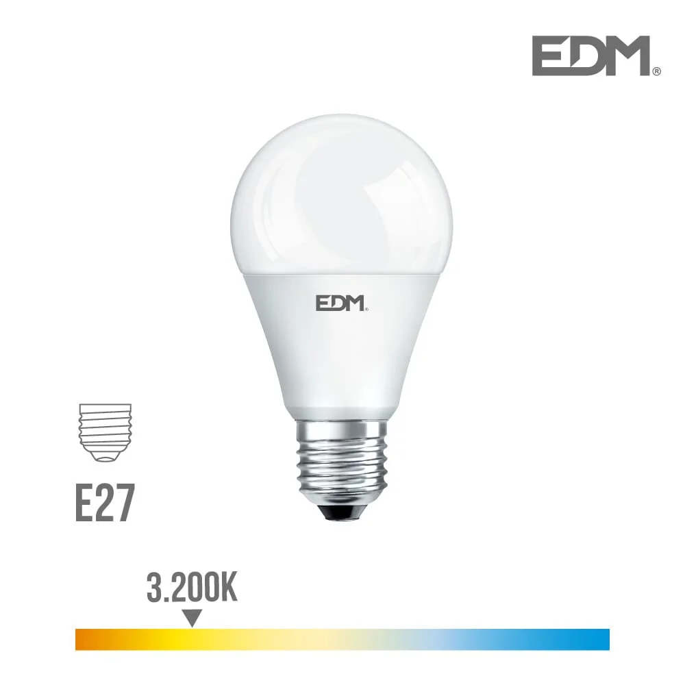 L&acirc;mpada LED Standard E27 17w 1800 Lm 3200k Luz Qu.