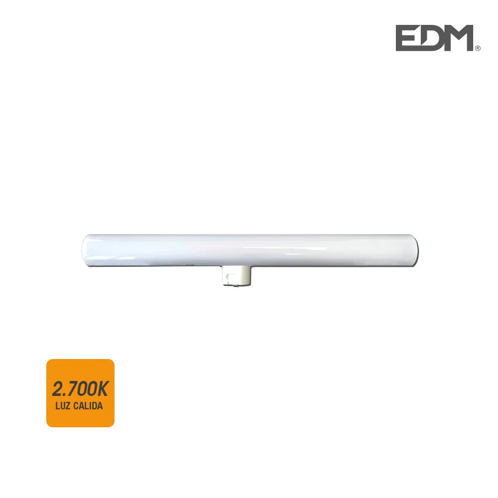 Linestra LED 1 Tomada S14d 7w 500lm 2700k Luz Quente &Oslash;3x30cm Edm