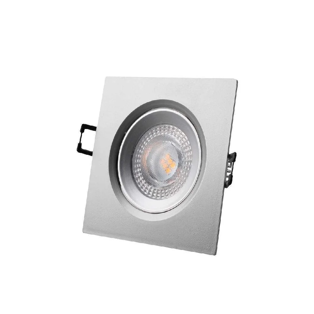 Downlight Led Encastr&aacute;vel 5w 380 Lumen 4.000k Quad