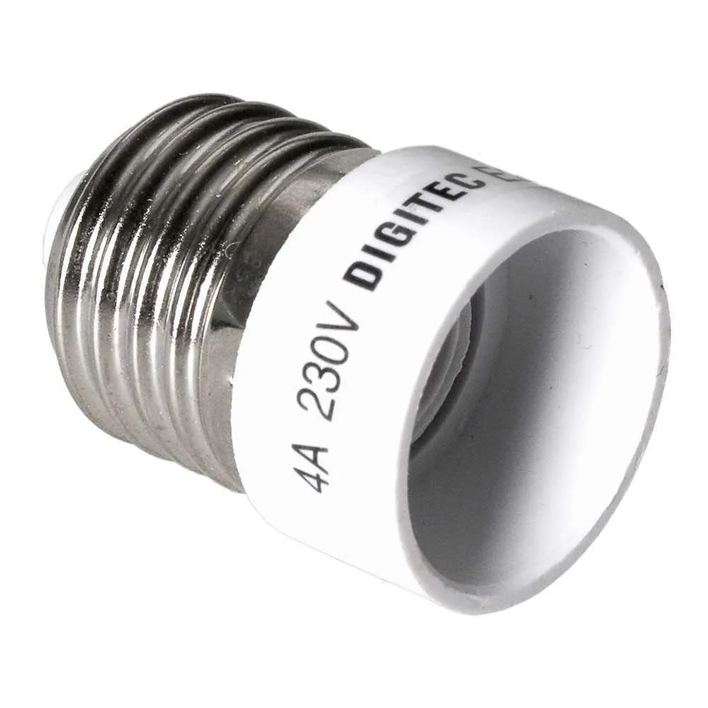 Adaptador de Enchufe E27 a E14 Solo para 12v