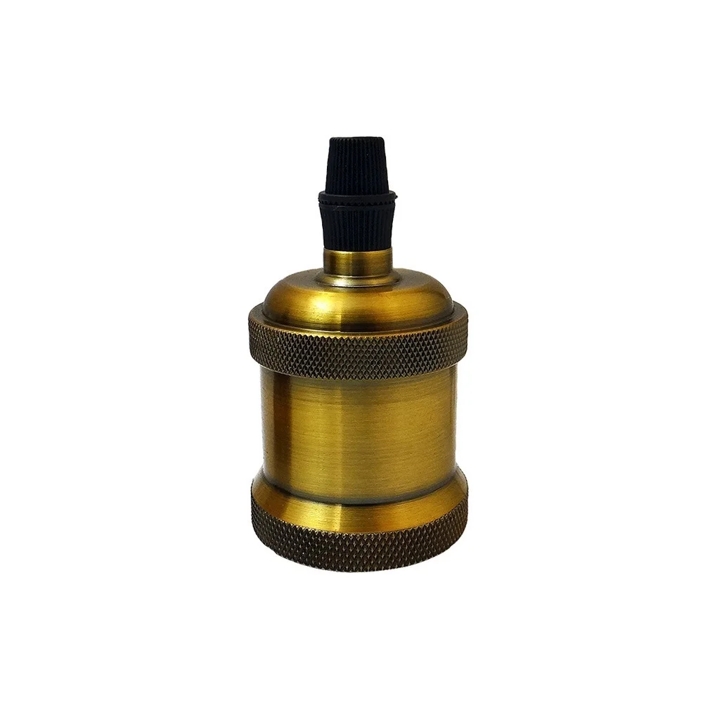 Casquilho Edi&ccedil;&atilde;o Vintage Cor Ouro Velho E27 (Max. 60w) Edm