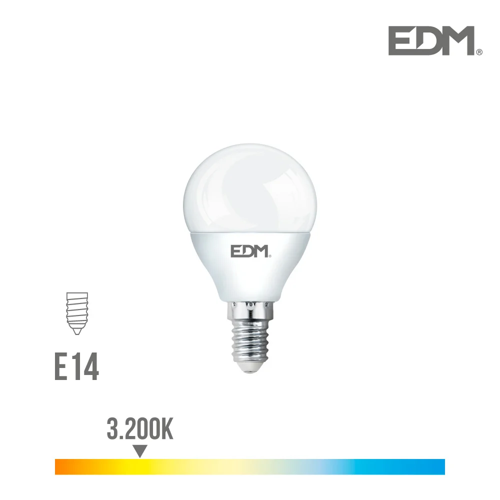 L&acirc;mpada Led E14 7w 600 Lm 3200k Luz Quente