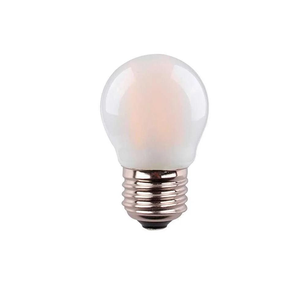 Lampada Esferica Filamento LED Vidro Matte E27 4,.