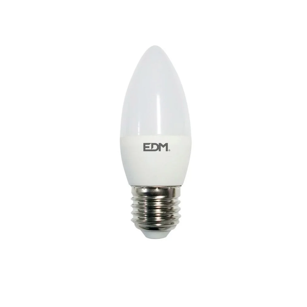L&acirc;mpada Vela LED  E27 5w 400 Lm 3200k Luz Quente .