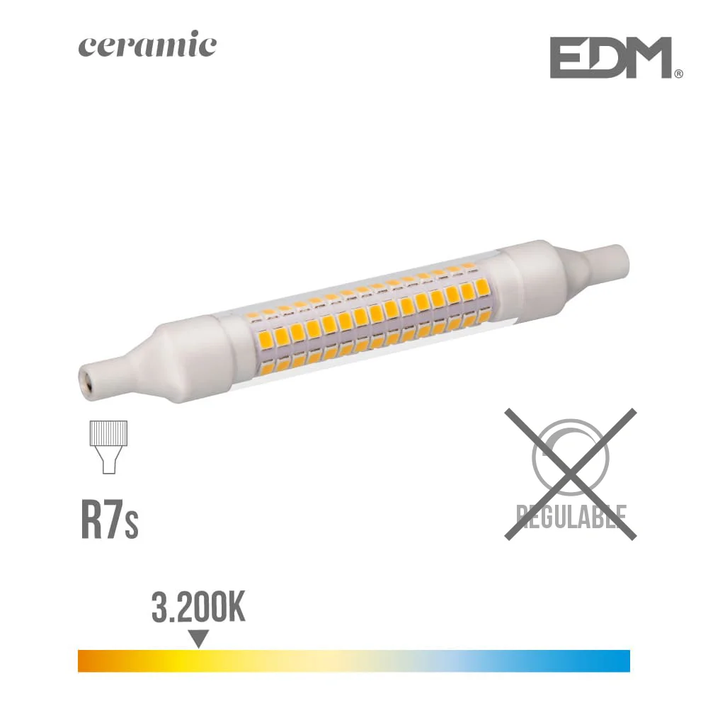 Lampada  Lineal LED 118 Mm R7s 9w 1100 Lm 3200k L.