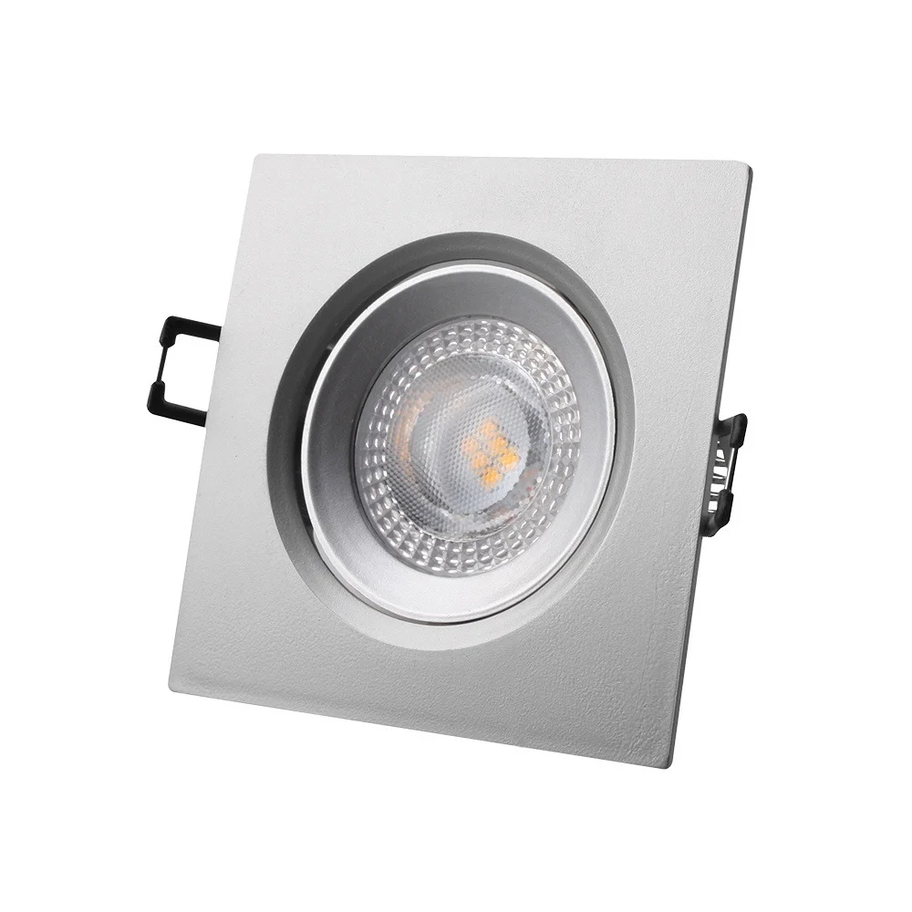 Downlight LED Encastr&aacute;vel 5w 380 Lumen 3.200k Qua.