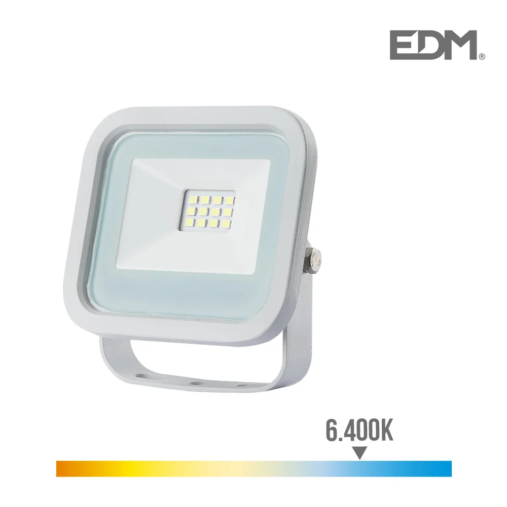 Projetor LED Branco 10w 700 Lm 6400k Tom de Luz F.