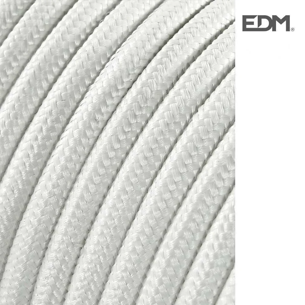 Cabo Cord&atilde;o Tubular 2x0,75mm C01 Branco 5m