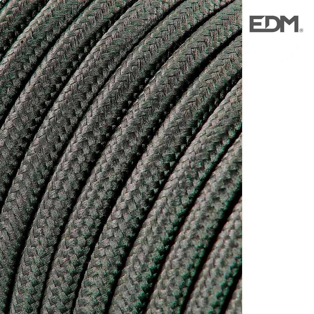 Cabo Cord&atilde;o Tubular 2x0,75mm C63 Cinzento Escuro 5m