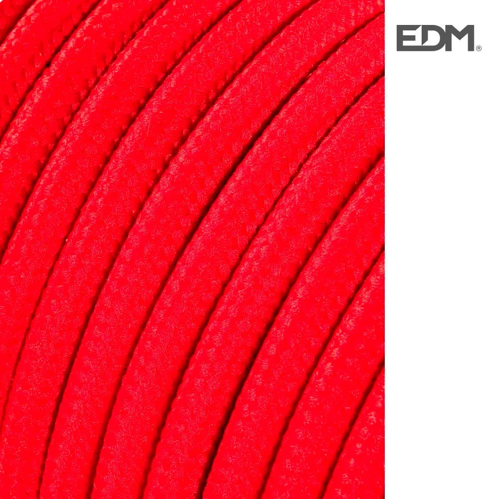 Cabo Tran&ccedil;ado 2x0,75mm C62 Vermelho 2mts