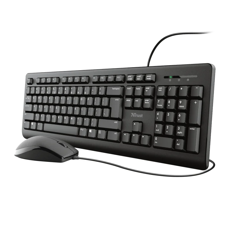 Trust Teclado & Rato Primo Usb Black