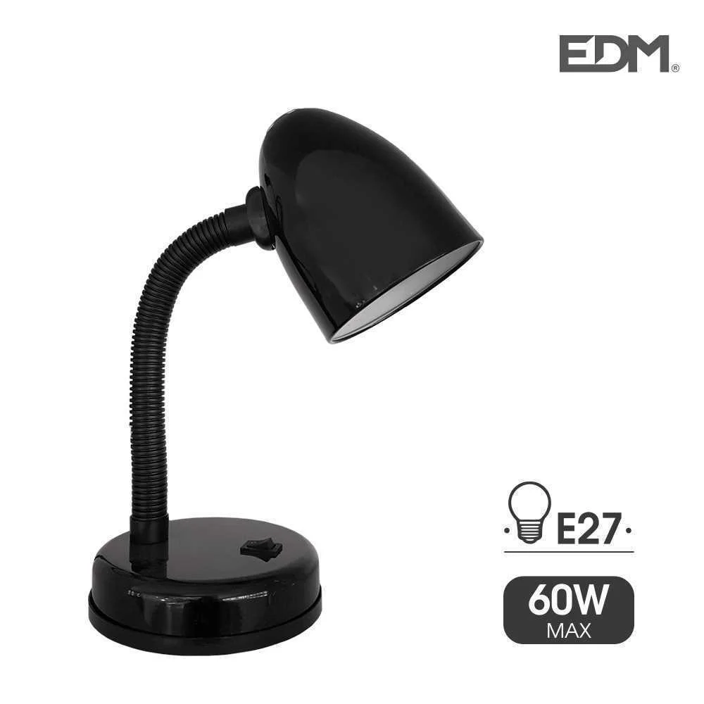 Candeeiro De Mesa Modelo Amsterdam E27 60w Preto
