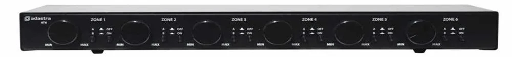 Atenuador 100v Montaje En Rack At6 Fuente A/B 6x3.