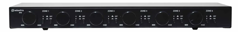 Atenuador 100v Montaje En Rack At6 Fuente A/B 6x3.