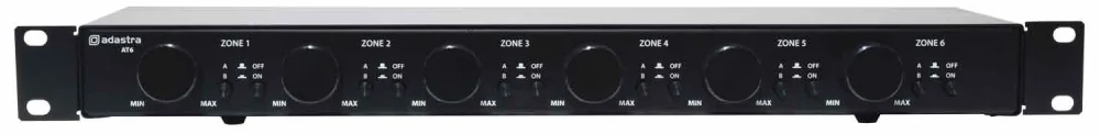 Atenuador 100v Montaje En Rack At6 Fuente A/B 6x3.