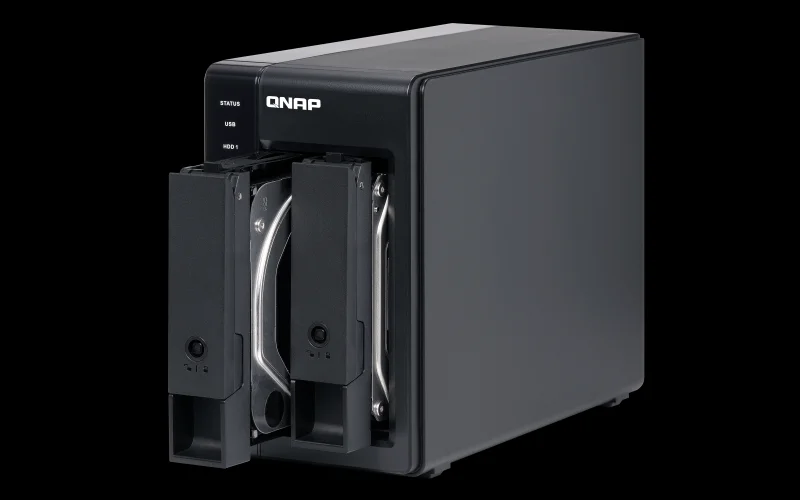 Estrutura de Expans&atilde;o Nas Qnap Tr-002 2 Ba&iacute;as Usb Type-C
