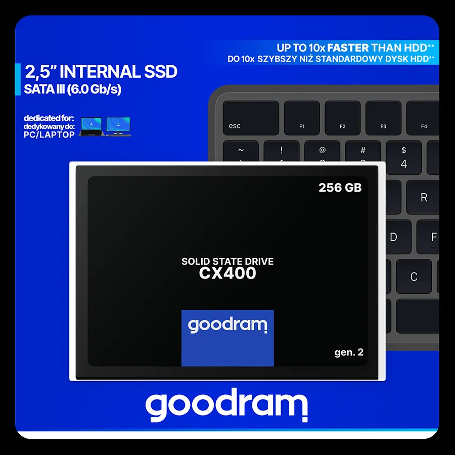 Disco SSD 2.5" Cx400 Gen. 2 256gb 3d Nand Sata - Goodram