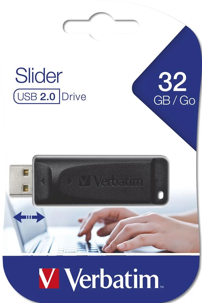 Verbatim Store N Go Slider  32gb Usb 2.0