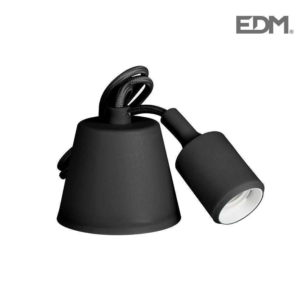 Cabo Para Suspens&atilde;o Em Silicone E27 60w Preto