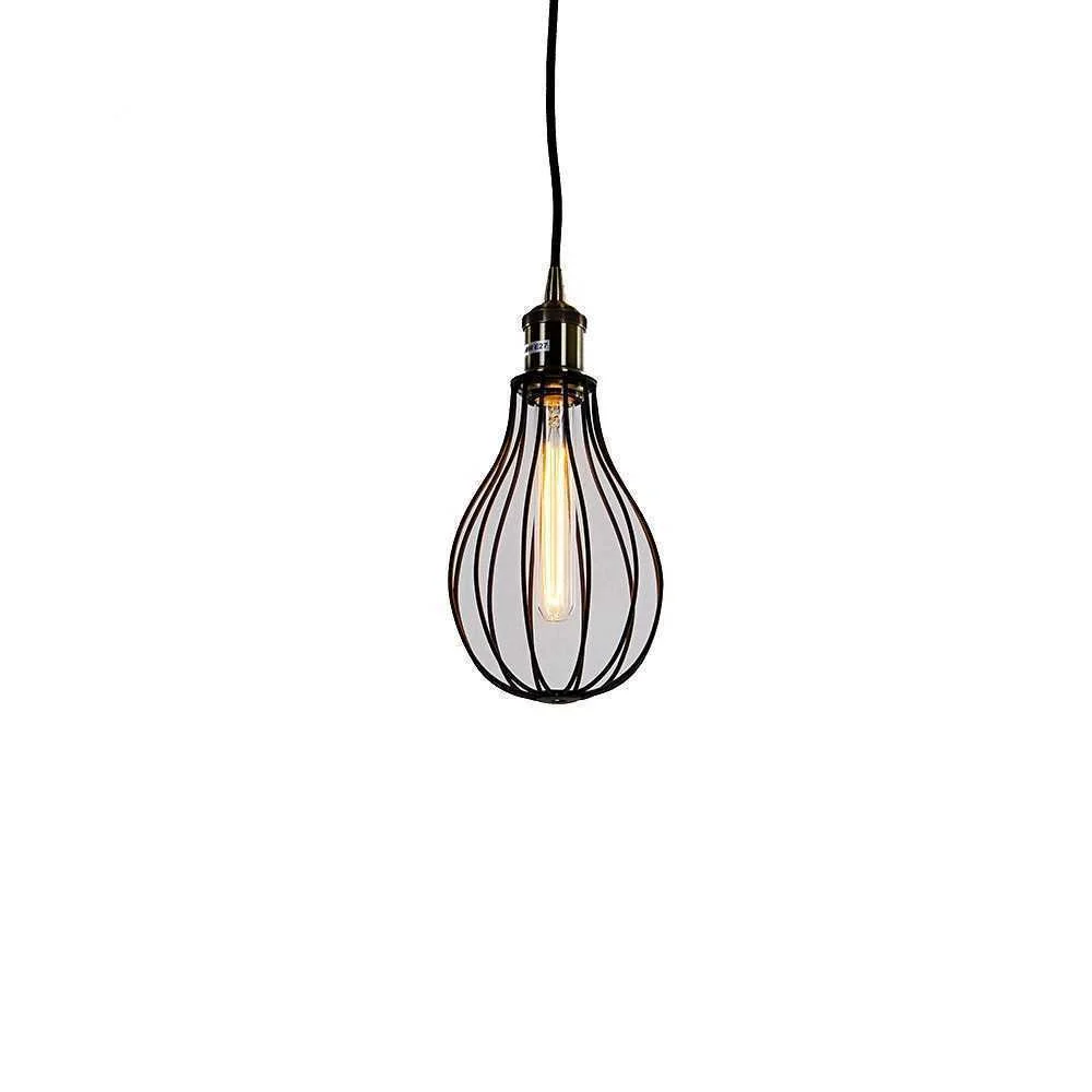 Suspens&atilde;o Vintage em Ferro E27 60w