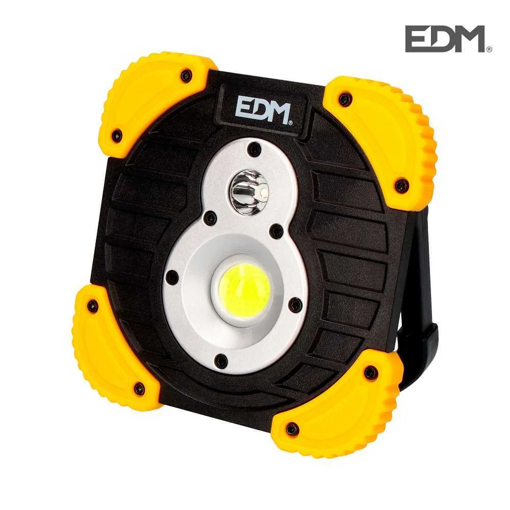 Lanterna Recarreg&aacute;vel 2 Leds Xl 5+10w 750/250lm Edm
