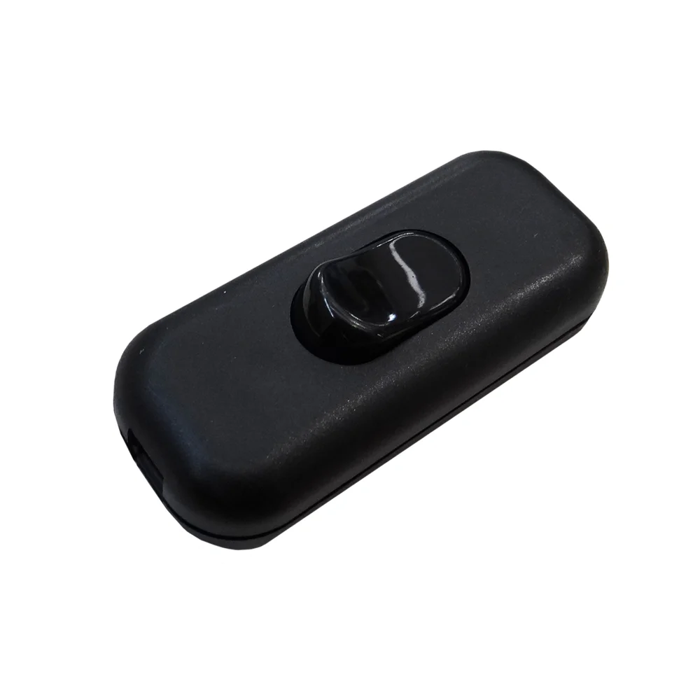 Interruptor Unipolar 2a Montado Preto Medidas 60x.